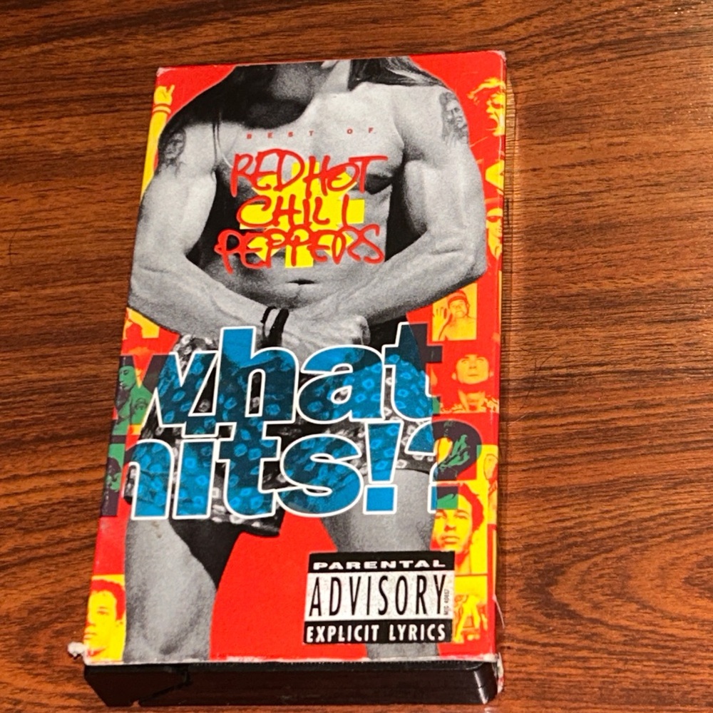 VTG Red Hot Chili Peppers "What Hits?" VHS HTF Collectible